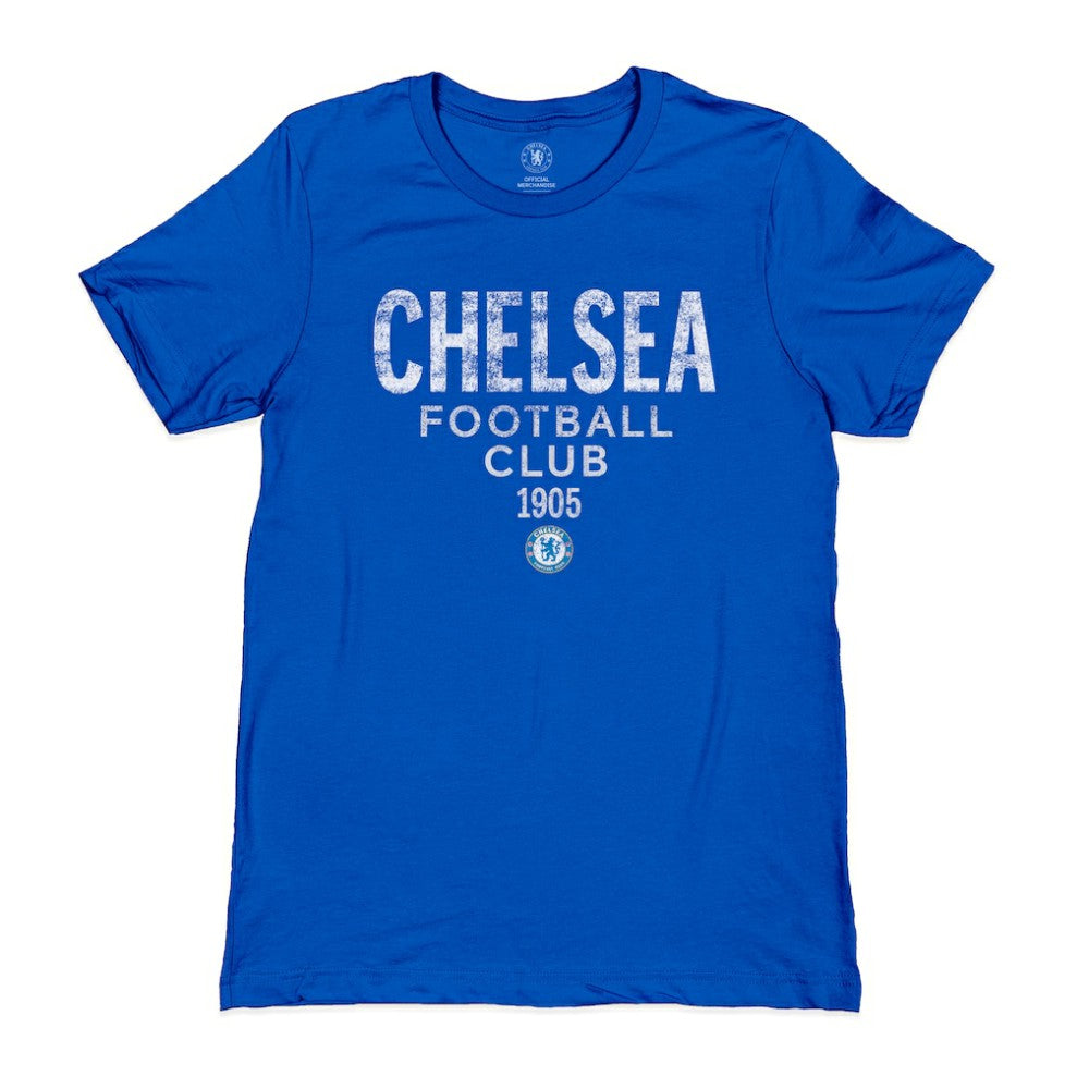 Chelsea 1863FC Tapered Text T-Shirt - Blue cheap