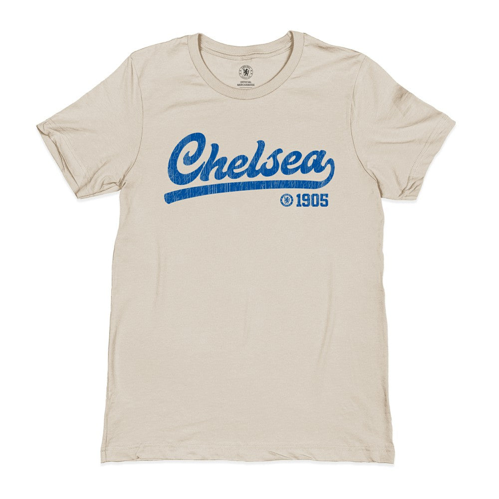 Chelsea 1863FC Script T-Shirt - Tan outlet