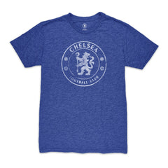 Chelsea 1863FC Mono Badge Vintage Tri-Blend T-Shirt - Heather Blue on sale
