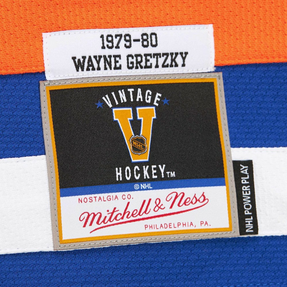 Wayne Gretzky Edmonton Oilers 1979-80 Power Play Jersey Royal