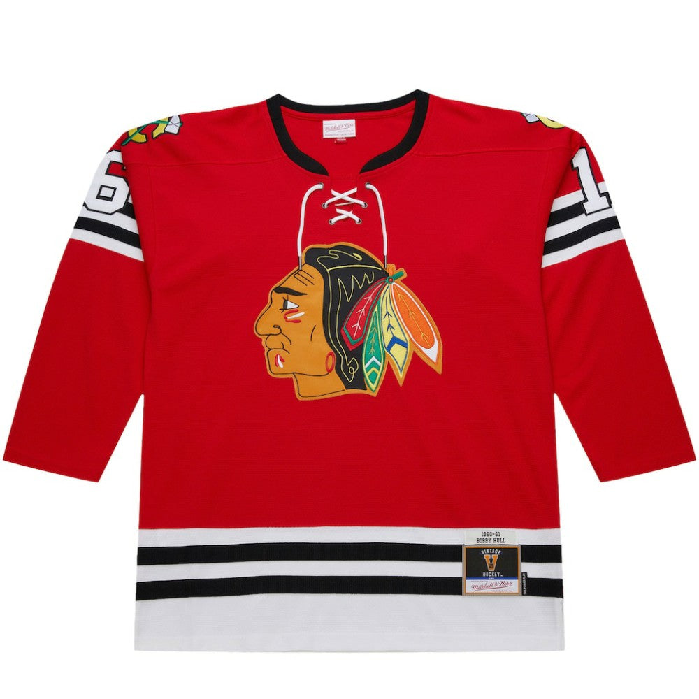 Bobby Hull Chicago Blackhawks 1960-61 Power Play Jersey Scarlet