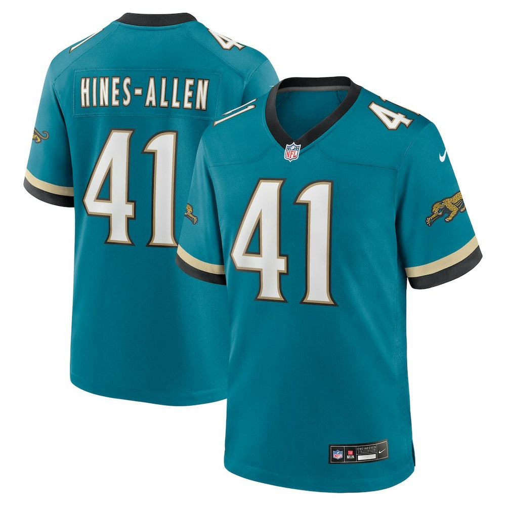 Josh Hines-Allen Jacksonville Jaguars Prowler Throwback Player Game Jersey - Teal | Nike sale