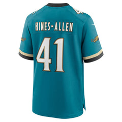 Josh Hines-Allen Jacksonville Jaguars Prowler Throwback Player Game Jersey - Teal | Nike sale