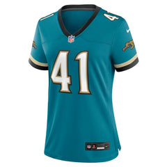 Josh Hines-Allen Jacksonville Jaguars Women's Prowler Throwback Game Jersey - Teal | Nike outlet