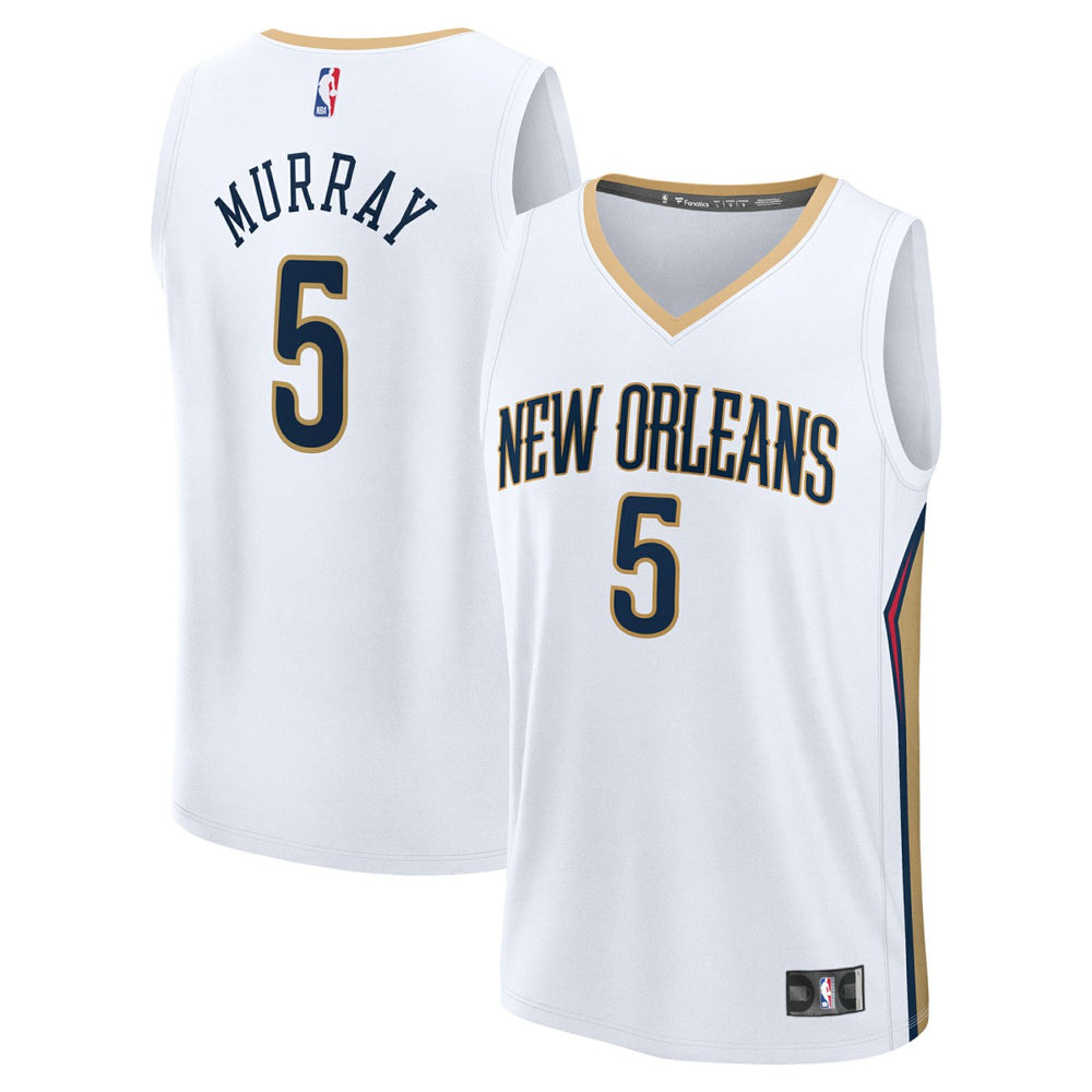 Dejounte Murray New Orleans Pelicans Youth Fast Break Replica Player Jersey - Association - White Edition | Fanatics discount