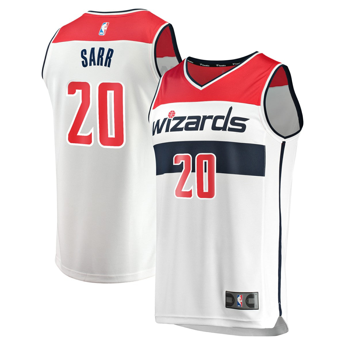 Alexandre Sarr Washington Wizards Youth Fast Break Replica Player Jersey - Association Edition - White | Fanatics for sale