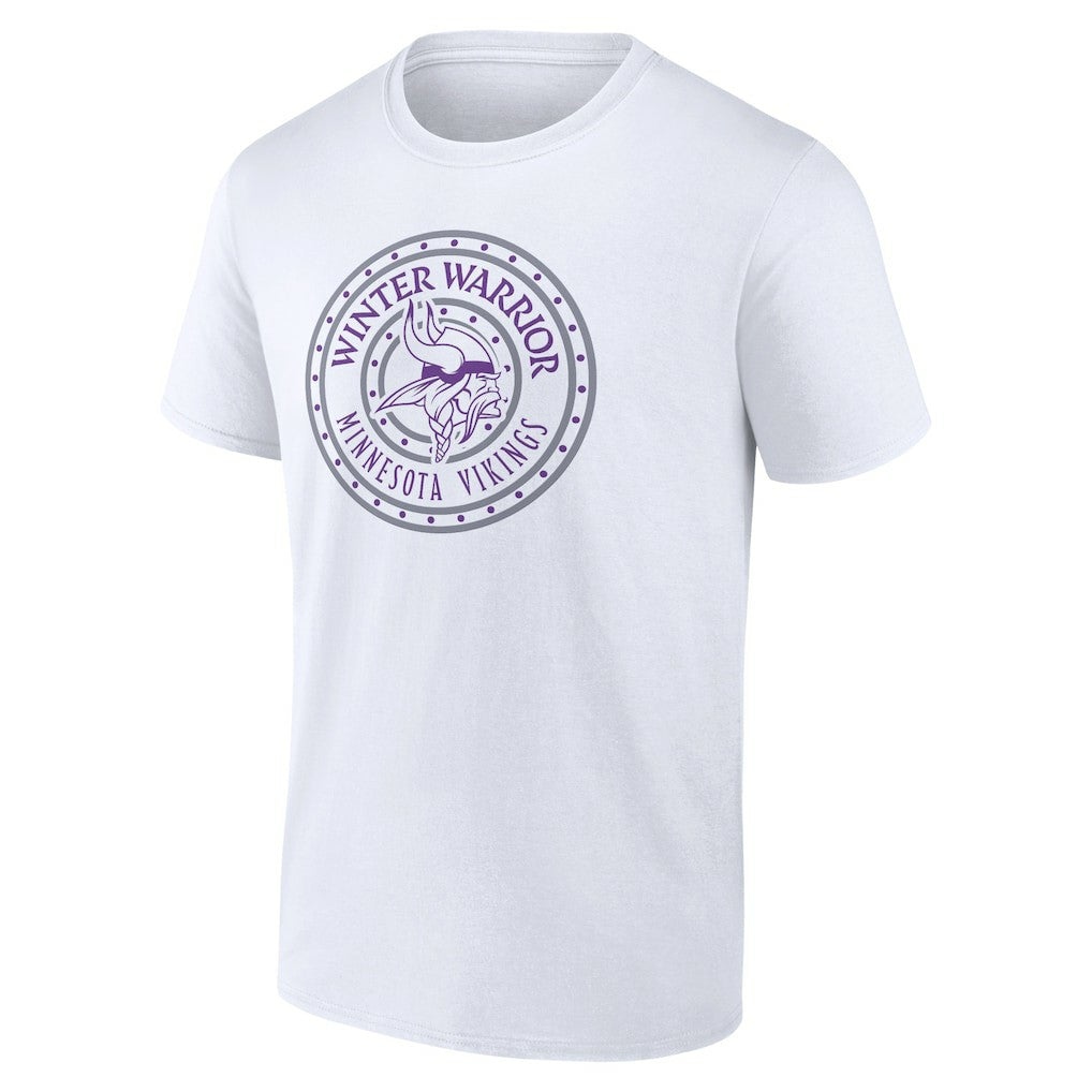 Minnesota Vikings Warriors Shield T-Shirt - White outlet