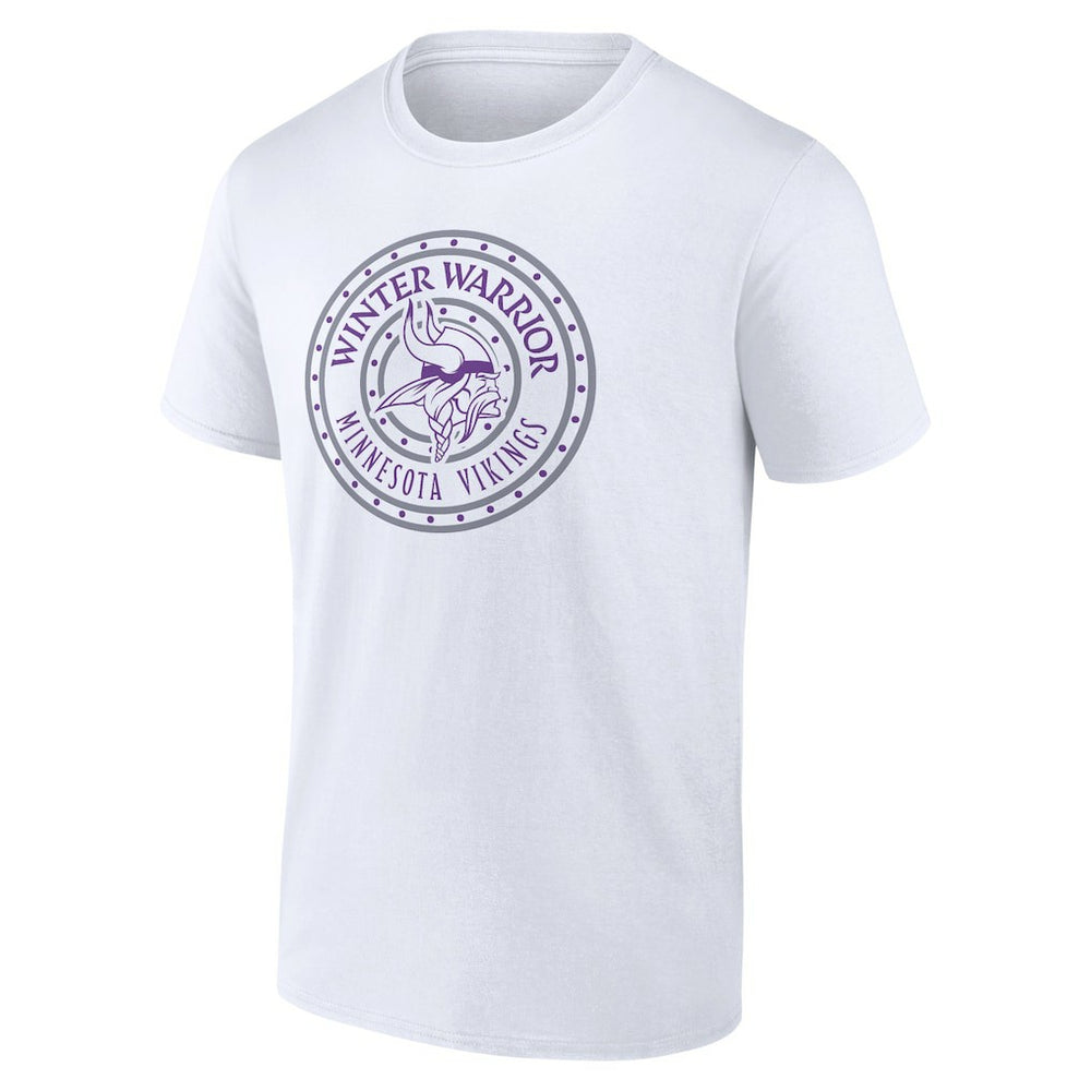 Minnesota Vikings Warriors Shield T-Shirt - White outlet
