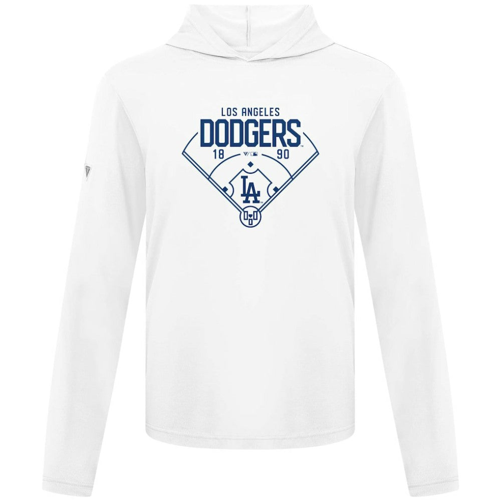 Los Angeles Dodgers Levelwear Anthem Home Field Pullover Hoodie - White