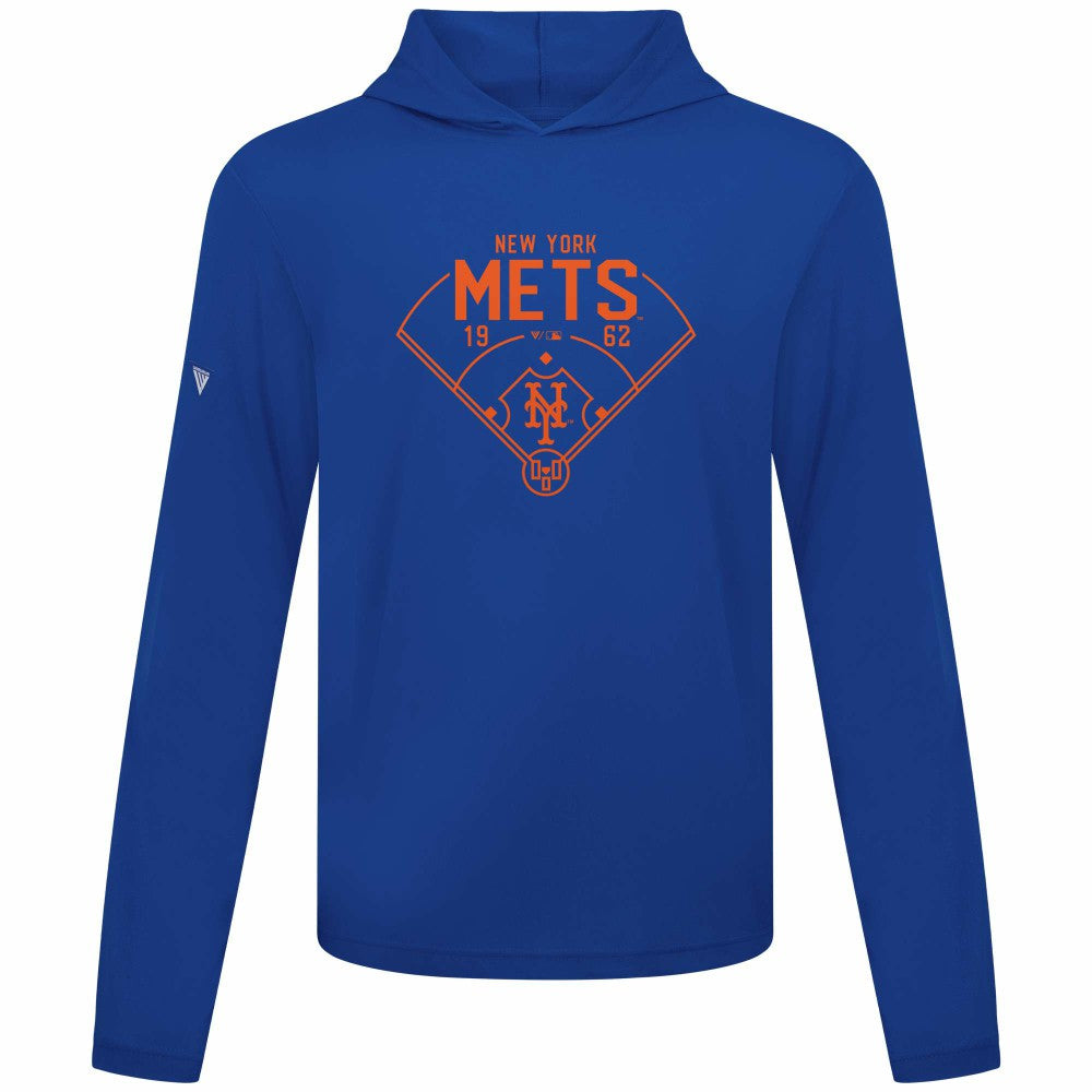 New York Mets Levelwear Anthem Home Field Pullover Hoodie - Royal
