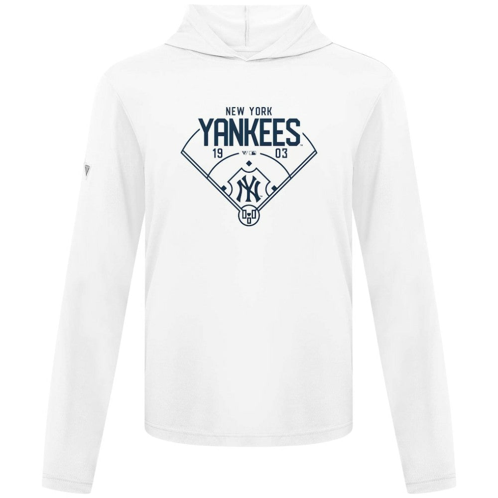 New York Yankees Levelwear Anthem Home Field Pullover Hoodie - White