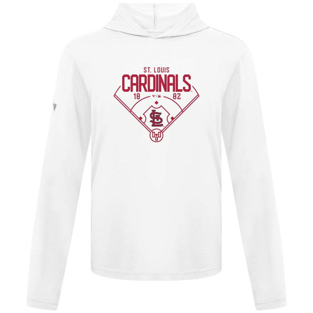 St. Louis Cardinals Levelwear Anthem Home Field Pullover Hoodie - White