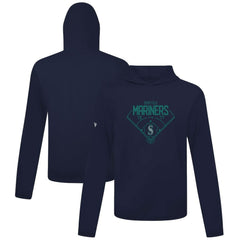 Seattle Mariners Levelwear Anthem Home Field Pullover Hoodie - Navy