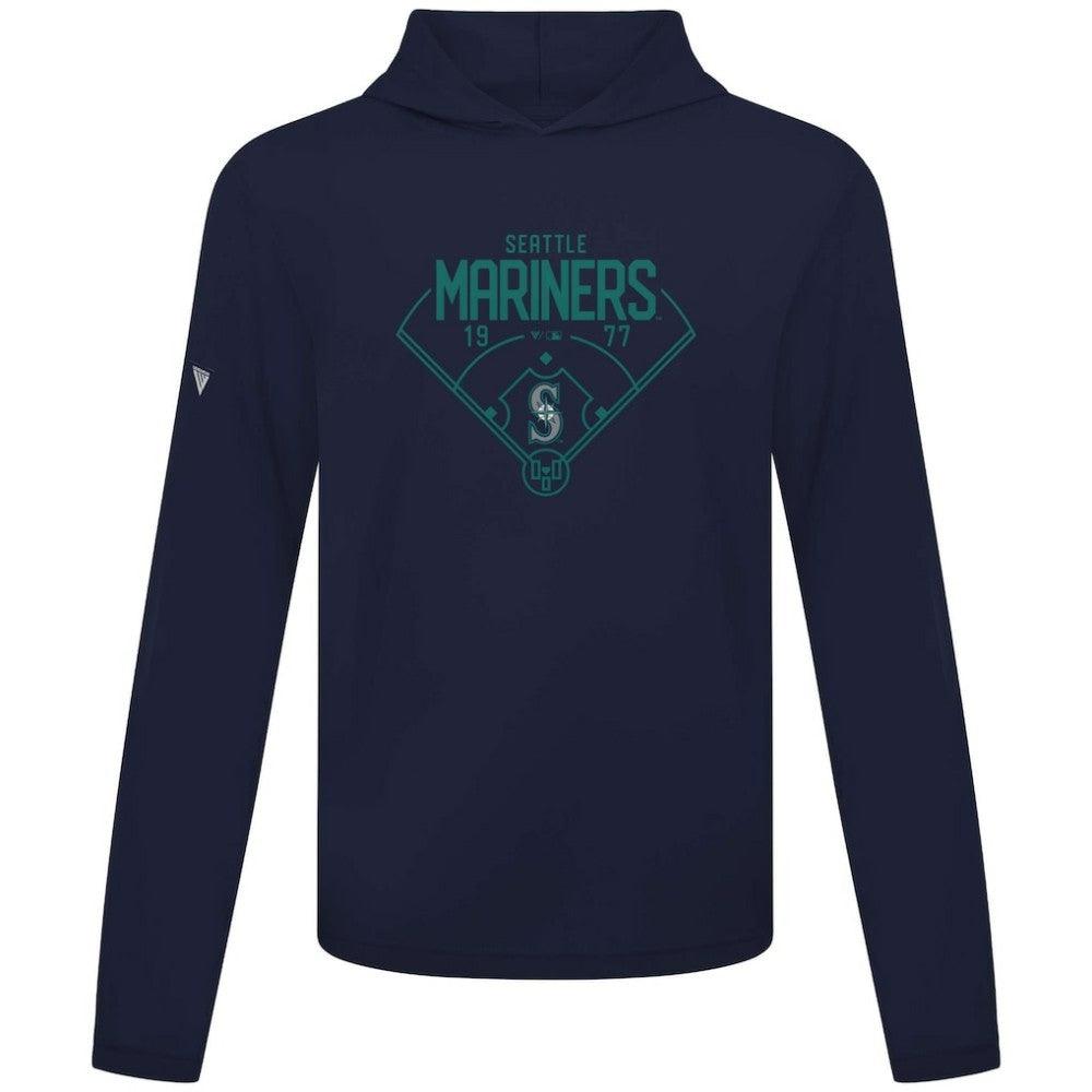 Seattle Mariners Levelwear Anthem Home Field Pullover Hoodie - Navy