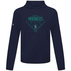 Seattle Mariners Levelwear Anthem Home Field Pullover Hoodie - Navy