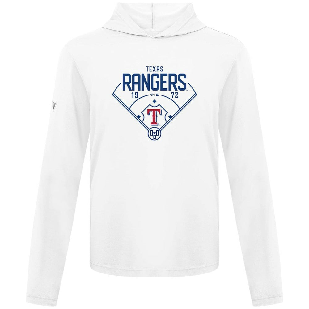 Texas Rangers Levelwear Anthem Home Field Pullover Hoodie - White