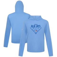 Toronto Blue Jays Levelwear Anthem Home Field Pullover Hoodie - Light Blue