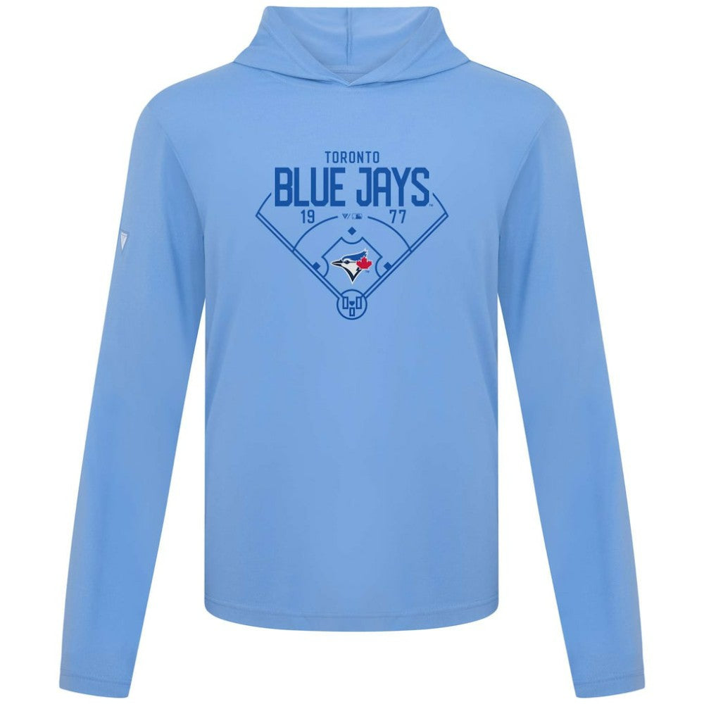 Toronto Blue Jays Levelwear Anthem Home Field Pullover Hoodie - Light Blue