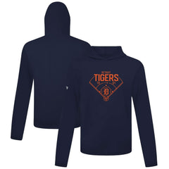 Detroit Tigers Levelwear Anthem Home Field Pullover Hoodie - Navy