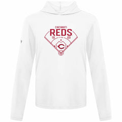 Cincinnati Reds Levelwear Anthem Home Field Pullover Hoodie - White