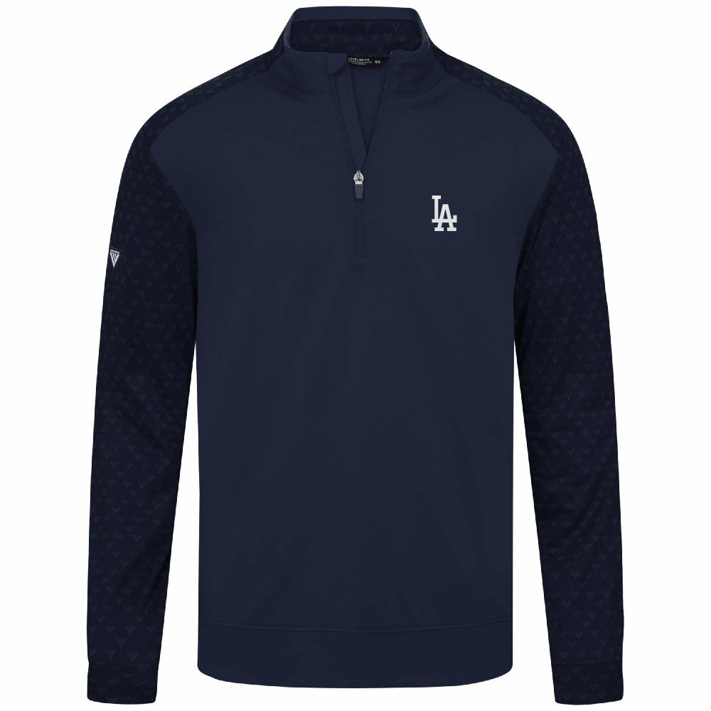 Los Angeles Dodgers Levelwear Aztec Insignia 2.0 Quarter-Zip Pullover Top - Navy