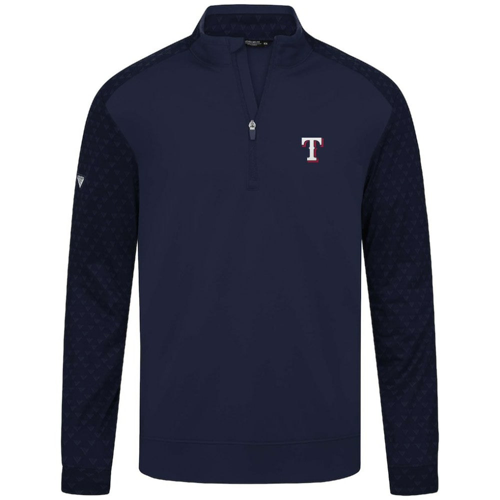 Texas Rangers Levelwear Aztec Insignia 2.0 Quarter-Zip Pullover Top - Navy