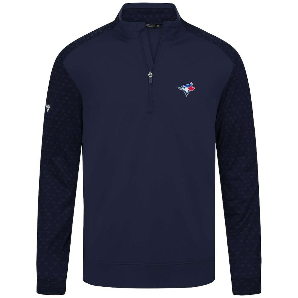 Toronto Blue Jays Levelwear Aztec Insignia 2.0 Quarter-Zip Pullover Top - Navy