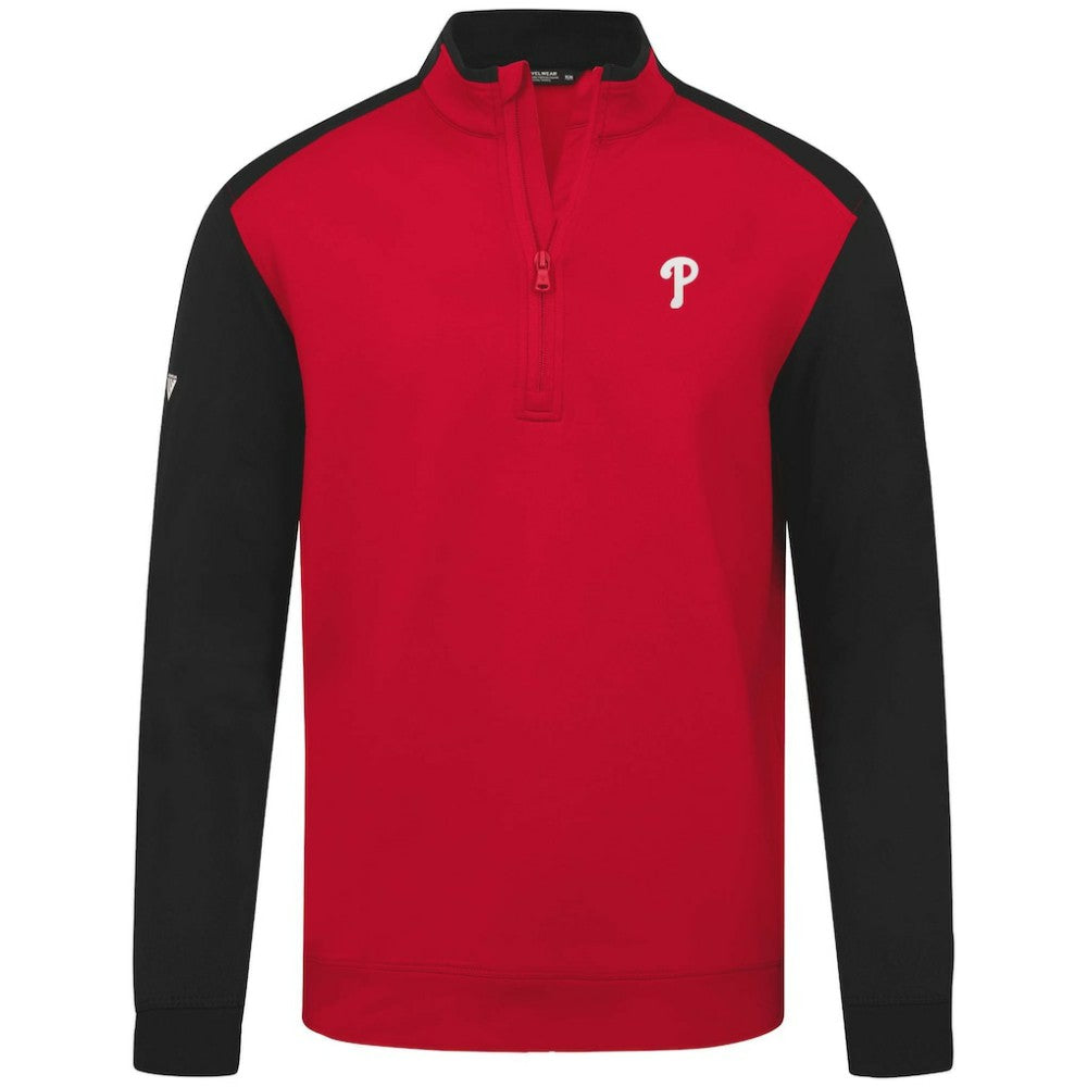 Philadelphia Phillies Levelwear Insignia 2.0 Quarter-Zip Pullover Top - Red