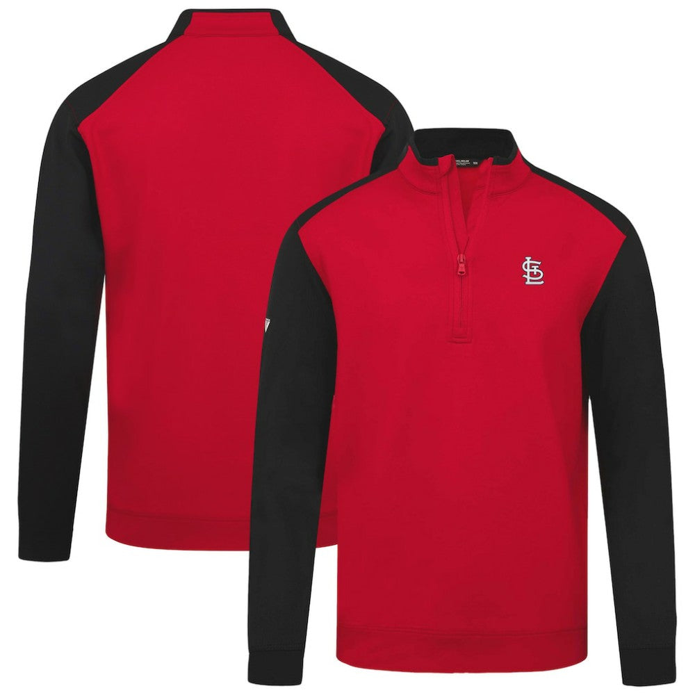 St. Louis Cardinals Levelwear Insignia 2.0 Quarter-Zip Pullover Top - Red