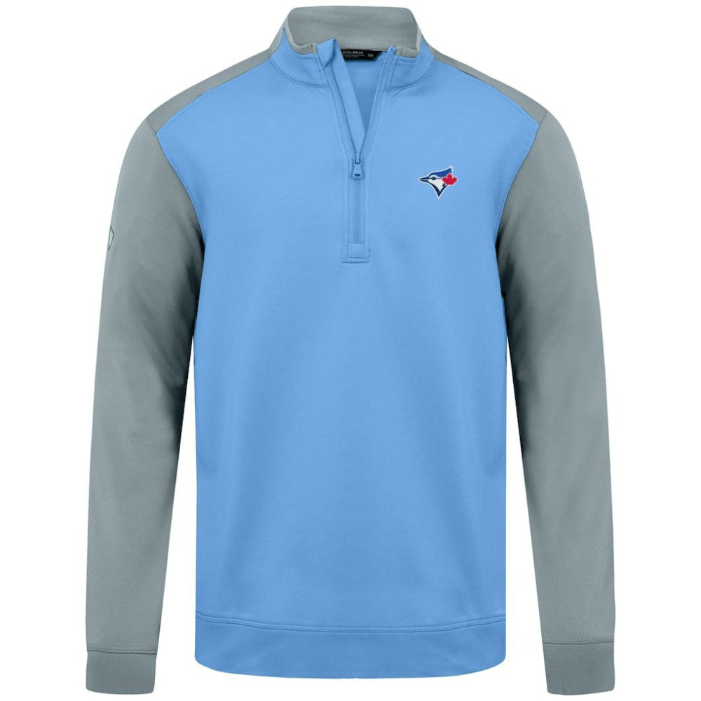 Toronto Blue Jays Levelwear Insignia 2.0 Quarter-Zip Pullover Top - Light Blue