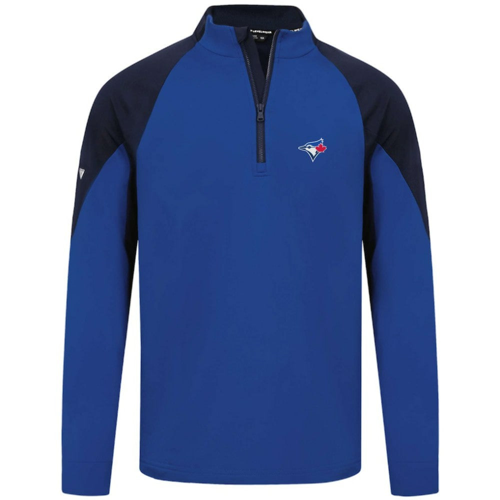 Toronto Blue Jays Levelwear Cadet Insignia 2.0 Raglan Quarter-Zip Jacket - Royal