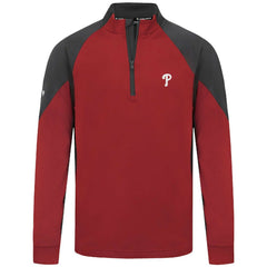Philadelphia Phillies Levelwear Cadet Insignia 2.0 Raglan Quarter-Zip Jacket - Red