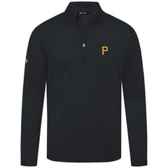 Pittsburgh Pirates Levelwear Heron Insignia 2.0 Quarter-Zip Jacket - Black