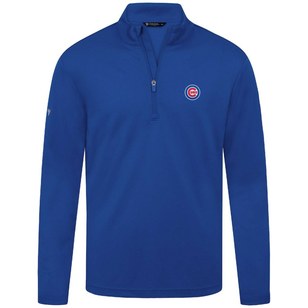 Chicago Cubs Levelwear Heron Insignia 2.0 Quarter-Zip Jacket - Royal