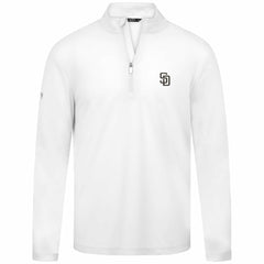 San Diego Padres Levelwear Heron Insignia 2.0 Quarter-Zip Jacket - White