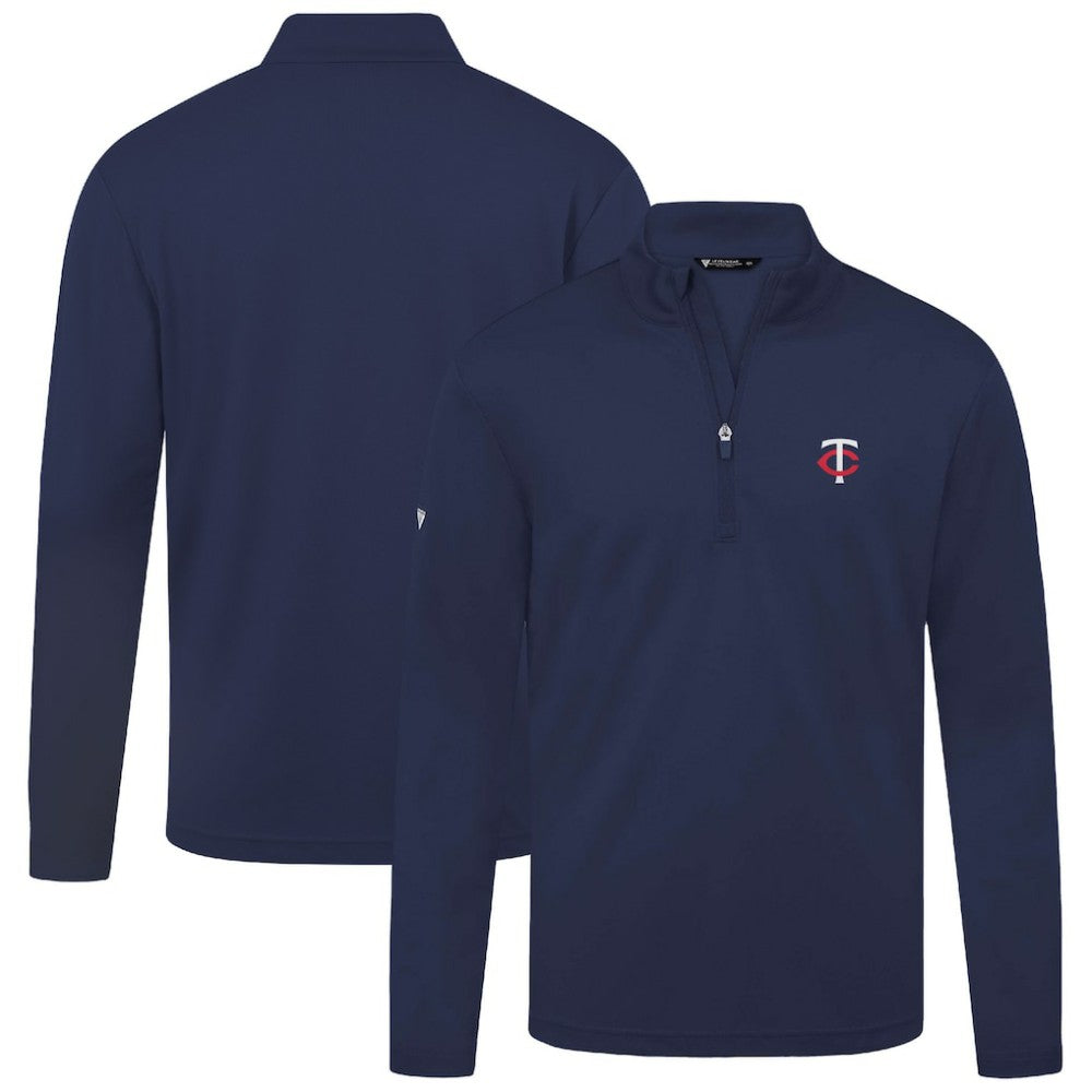 Minnesota Twins Levelwear Heron Insignia 2.0 Quarter-Zip Jacket - Navy