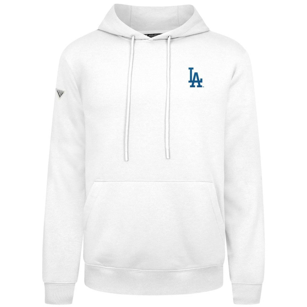Los Angeles Dodgers Levelwear Podium Primary Pullover Hoodie - White