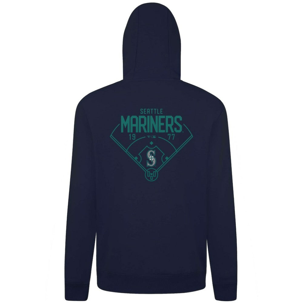 Seattle Mariners Levelwear Podium Primary Pullover Hoodie - Navy