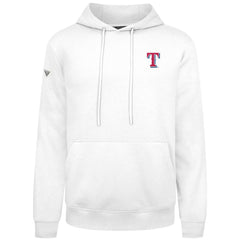 Texas Rangers Levelwear Podium Primary Pullover Hoodie - White