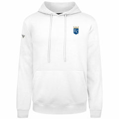 Kansas City Royals Levelwear Podium Primary Pullover Hoodie - White