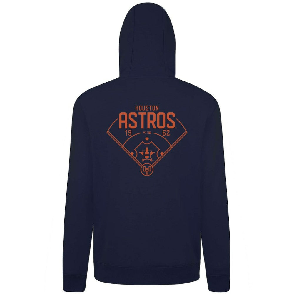 Houston Astros Levelwear Podium Primary Pullover Hoodie - Navy