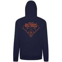 Houston Astros Levelwear Podium Primary Pullover Hoodie - Navy