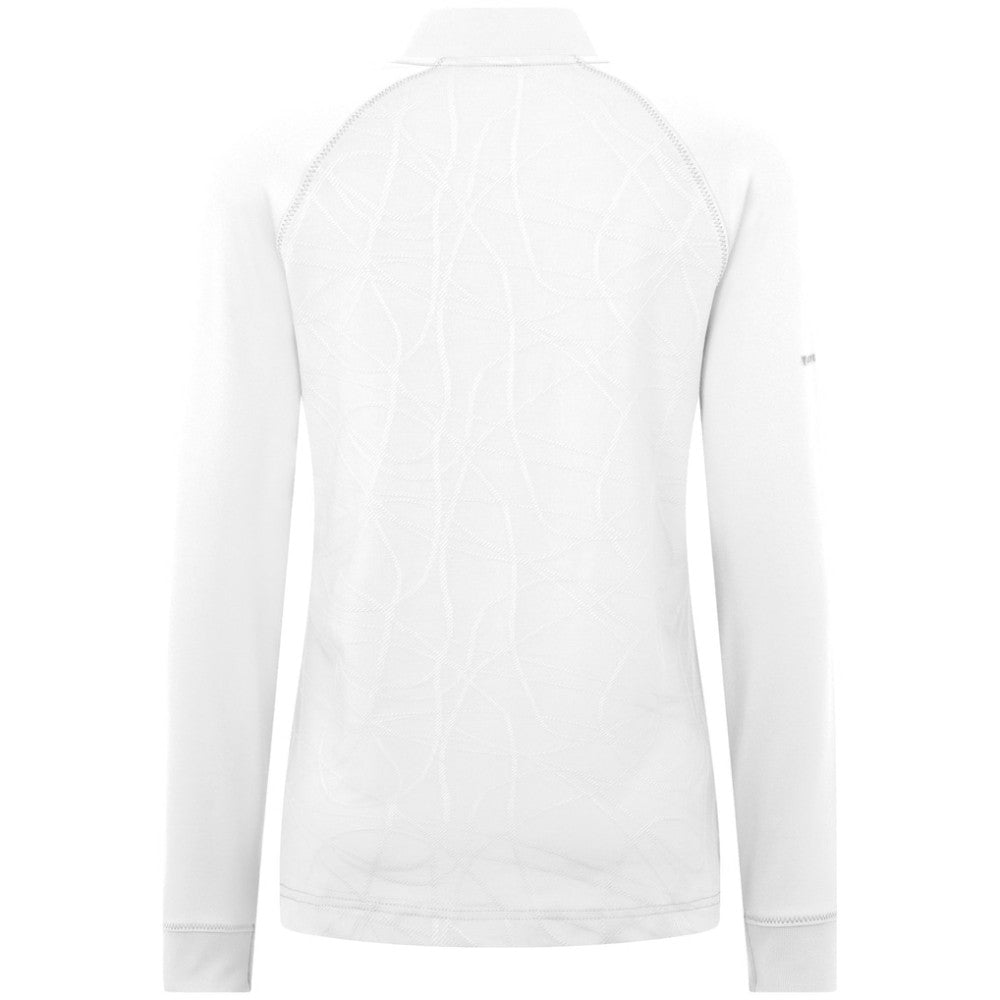 Toronto Blue Jays Levelwear Women's Amethyst Insignia 2.0 Quarter-Zip Jacket - White