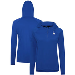Los Angeles Dodgers Levelwear Women's Raven Insignia 2.0 Quarter-Zip Jacket - Royal