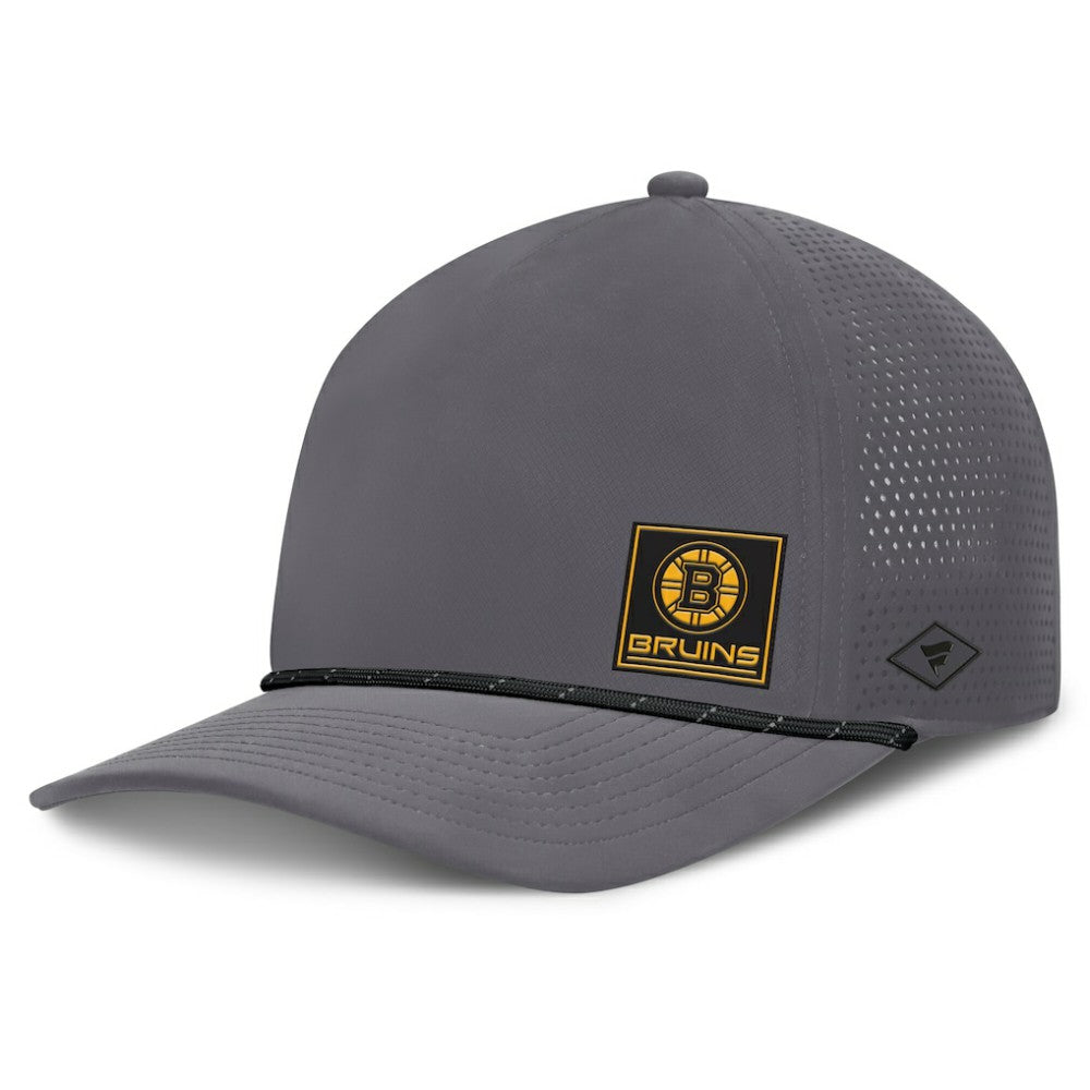 Boston Bruins Fanatics Captain Rope Adjustable Hat Gray