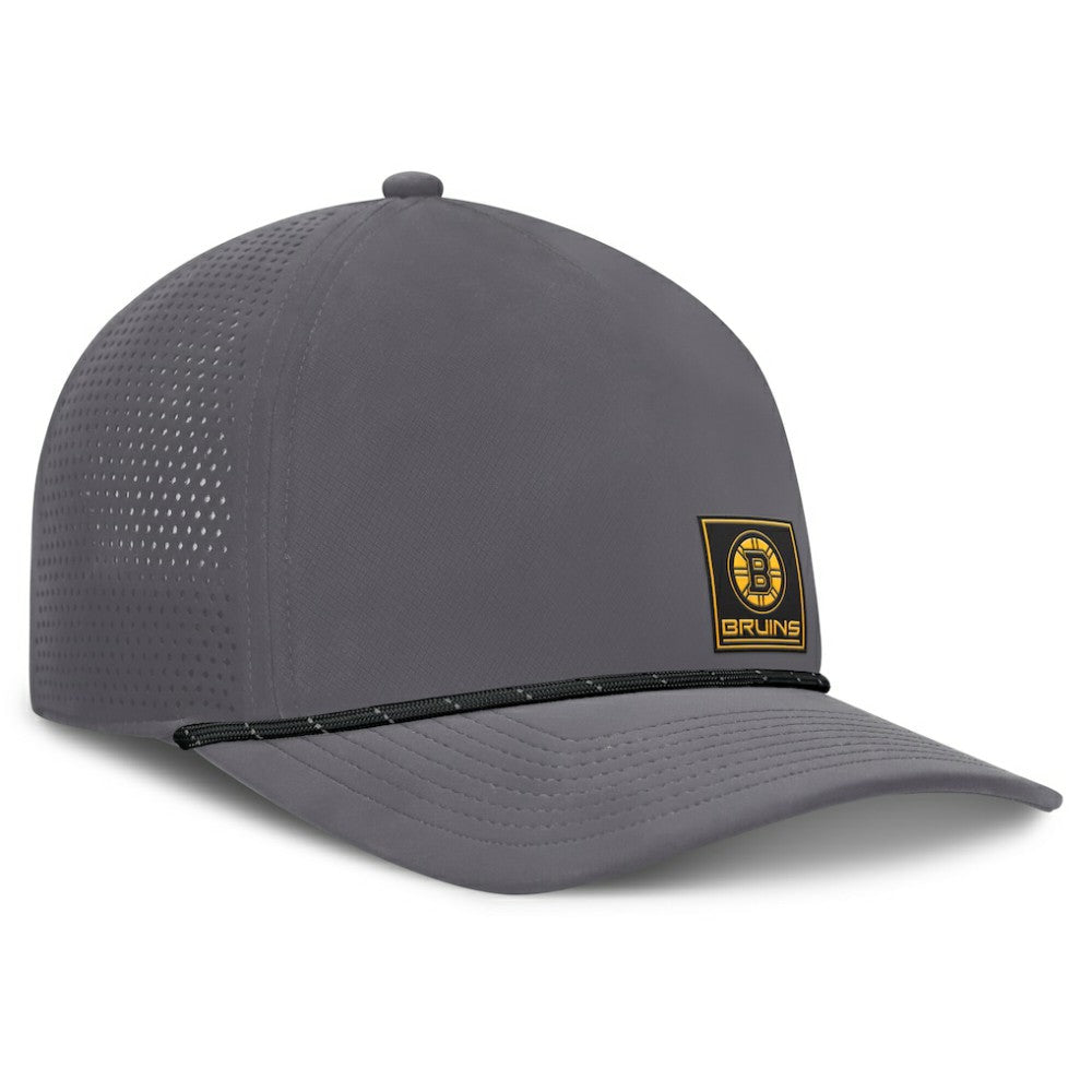 Boston Bruins Fanatics Captain Rope Adjustable Hat Gray