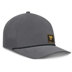 Pittsburgh Penguins Fanatics Captain Rope Adjustable Hat Gray