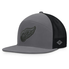 Detroit Red Wings Fanatics Fairweather Adjustable Hat Charcoal