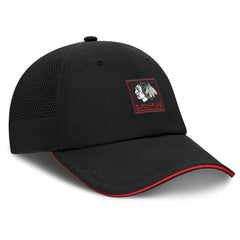 Chicago Blackhawks Fanatics Driver Adjustable Hat Black