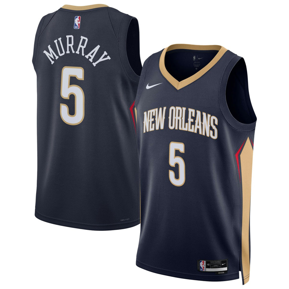 Dejounte Murray New Orleans Pelicans Unisex 2024 Offseason Addition Swingman Jersey - Navy | Nike shop